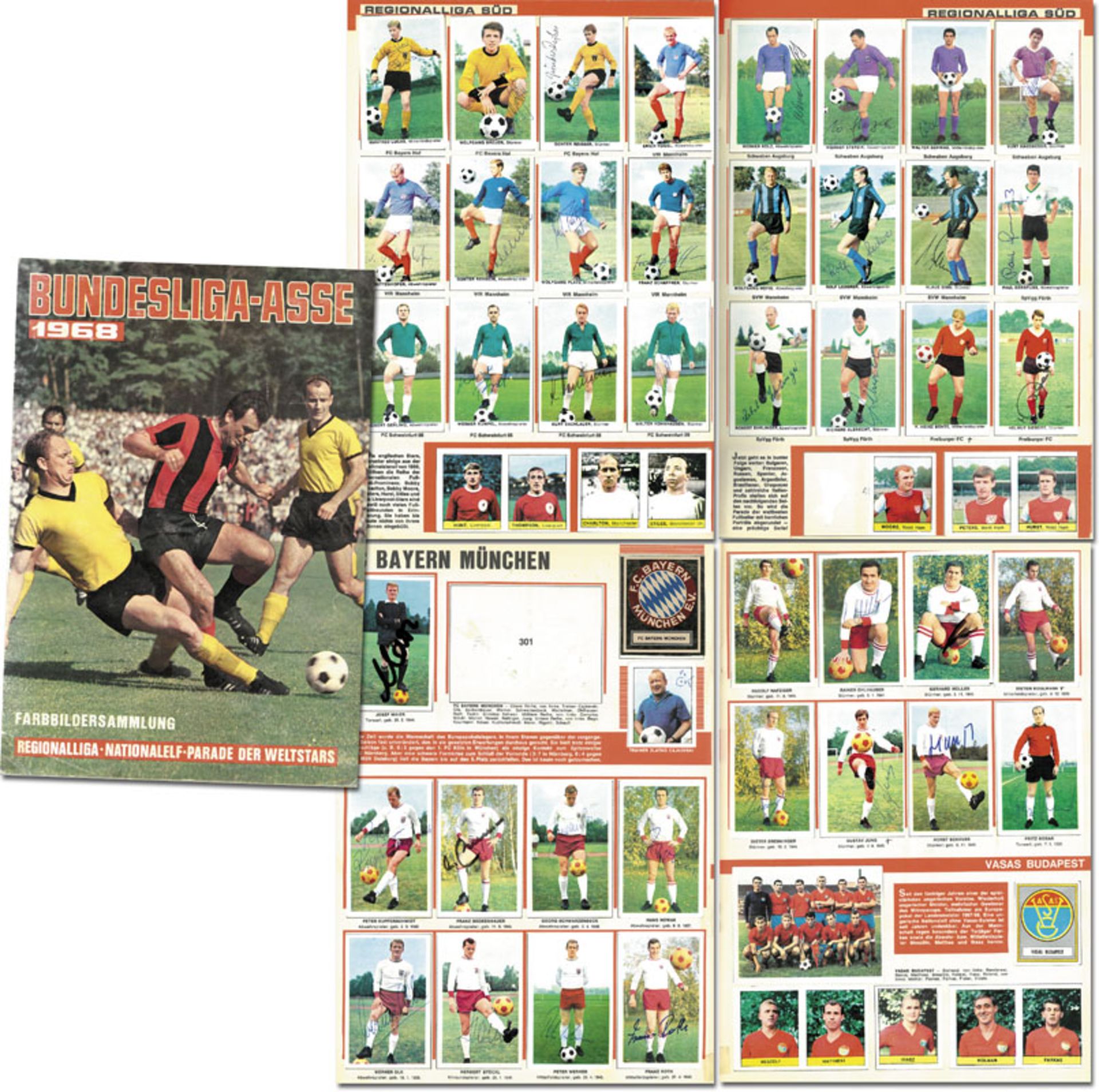 Collector''s Cards album Bergmann Bundesliga 1968 - 