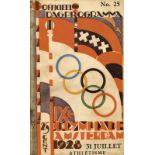 Programm OSS1928 - IXe Olympiade Amsterdam 1928, 31 Juillet. Athlétisme. No. 25. - Tagesprogrammheft