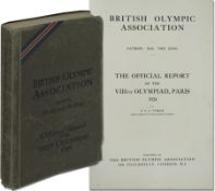 Olympic Games Paris 1924. Official British Report - British Olympic Association: The Official Report