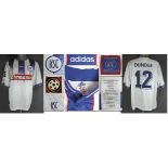 Karlsruher SC - Trikot 1996/97 - Original match worn Spielertrikot vom Karlsruher SC mit der