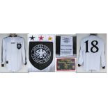 DFB - Trikot 1996 - Original match worn Spielertrikot von Deutschland mit der Rückennummer 18.