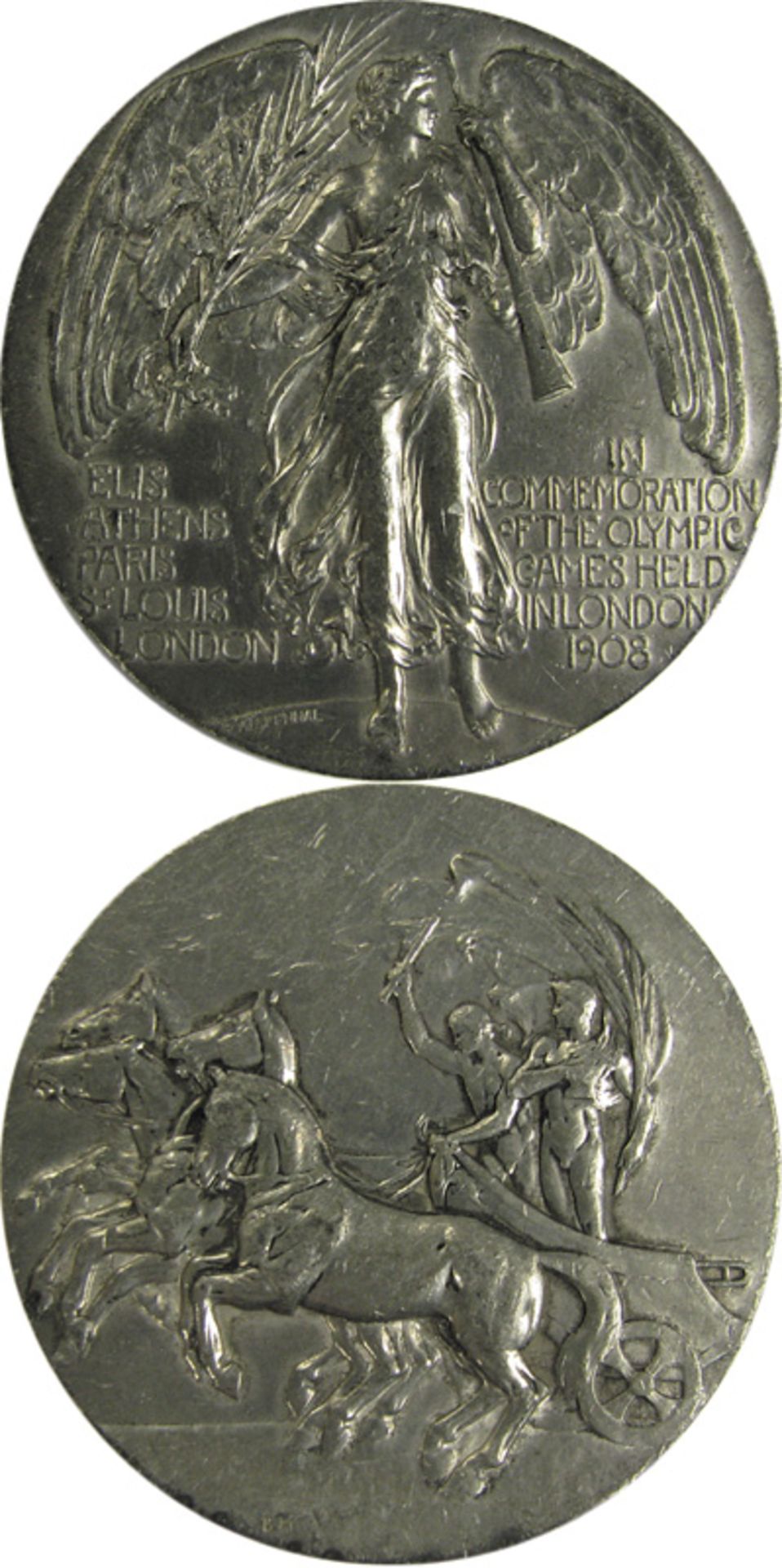 Participation Medal: Olympic Games 1908 - „In Commemoration of the Olympic Games held in London 1908