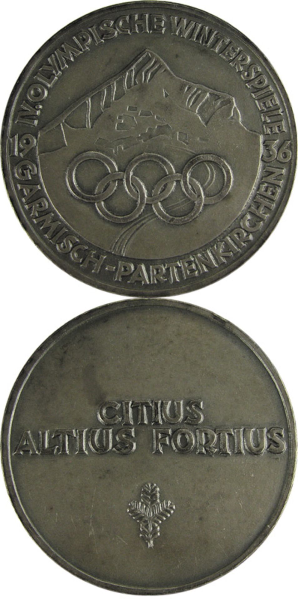 Olympic Winter games 1936  Participation medal - Ivth Olympic winter Games in Garmisch-Partenkirchen