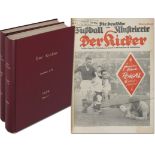 Kicker 1939 - 20.Jahrgang 1939: Nr.1-52 komplett, gebunden in zwei Bänden. - - Hefte in sehr gutem