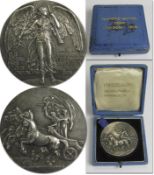 Participation Medal: Olympic Games 1908: Silver - Silver Medal:  „In Commemoration of the Olympic Ga