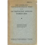 Scharroo - Hoe Nederland vertegenwoordidg wird bij de Olympische Spelen Parijs 1924. (Wie die