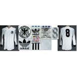 DFB - Trikot 1987 - Original match worn Spielertrikot von Deutschland mit der Rückennummer 8.