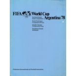 FIFA 1978 - FIFA-World Cup Argentina 78. Technische Studie Endrunde. Auszug aus dem offiziellen