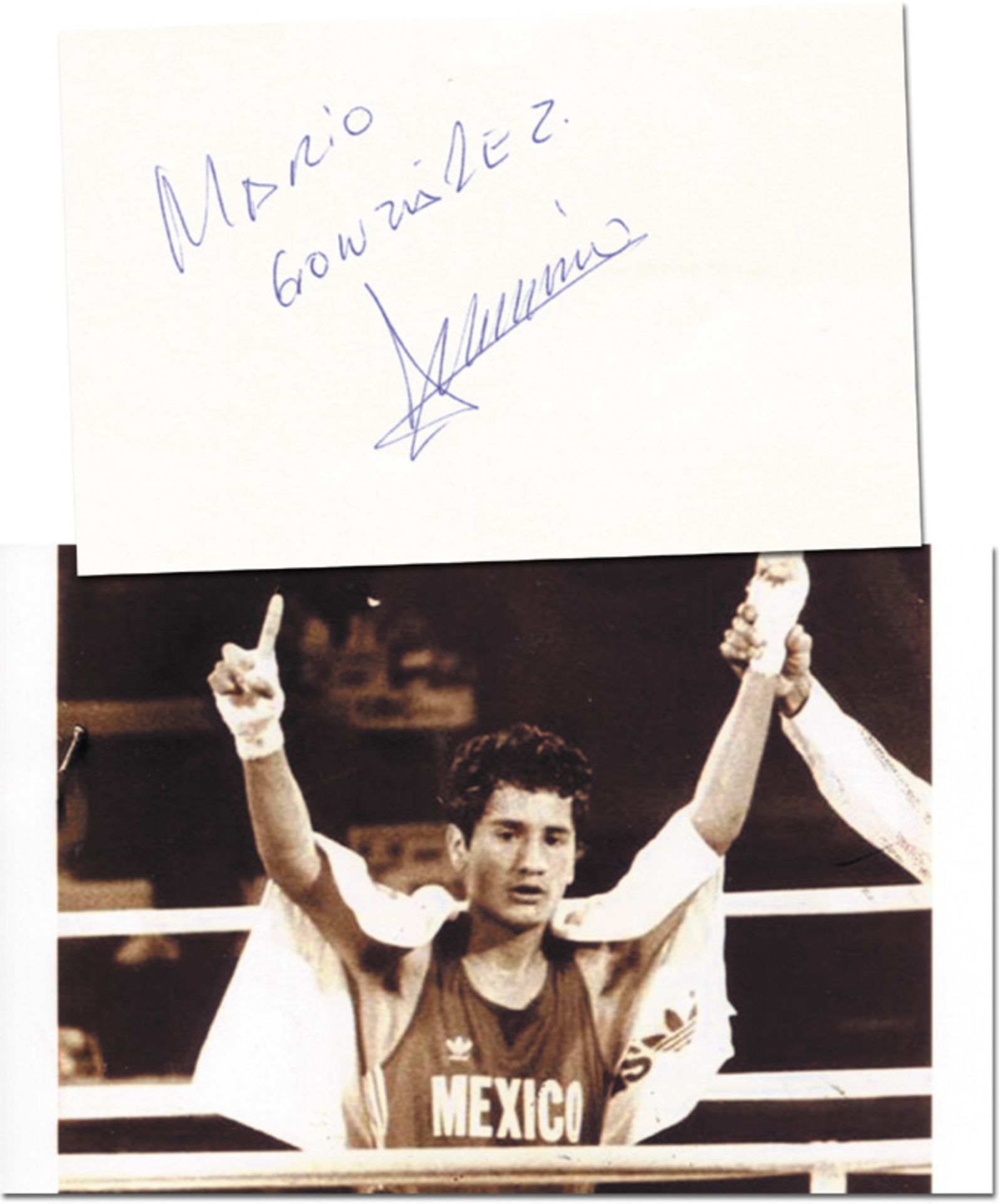 Olympic Games 1988 Boxing Autograph Mexico - 