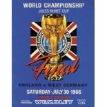 Programm WM 1966 - Final England v West Germany July 30 1966. Empire Stadium Wembley.