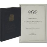 Official Report 1932 - Official Report III. Olympic Winter Games - Lake Placid 1932. - (Englisch)