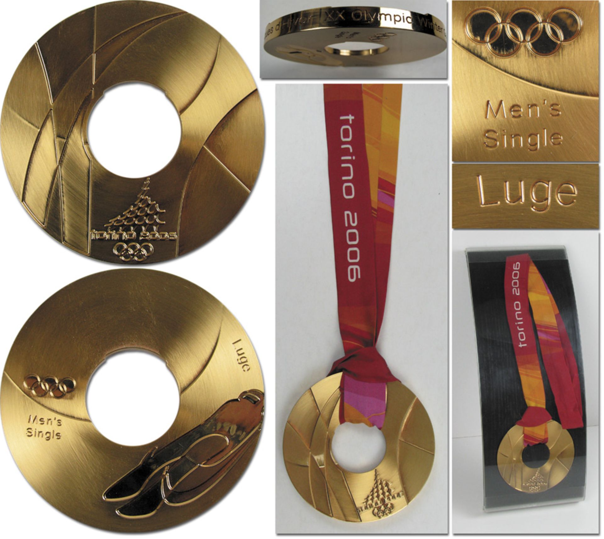 Winner Gold Medal: Olympic Games Torino 2006 - Official winner medal „XX. Olympic Wintergames Torino