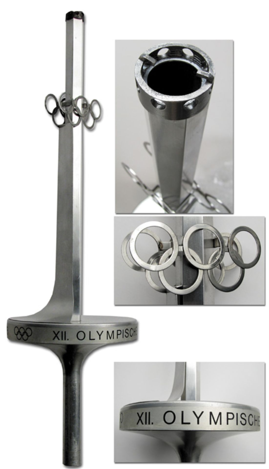 Olympic Games Innsbruck 1976. Official Torch - Original torch from the Olympic relay from Olympia to