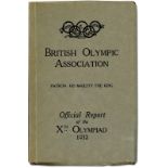 Webster - British Olympic Association. The official report of the Xth Olympiad 1932. - Offizieller