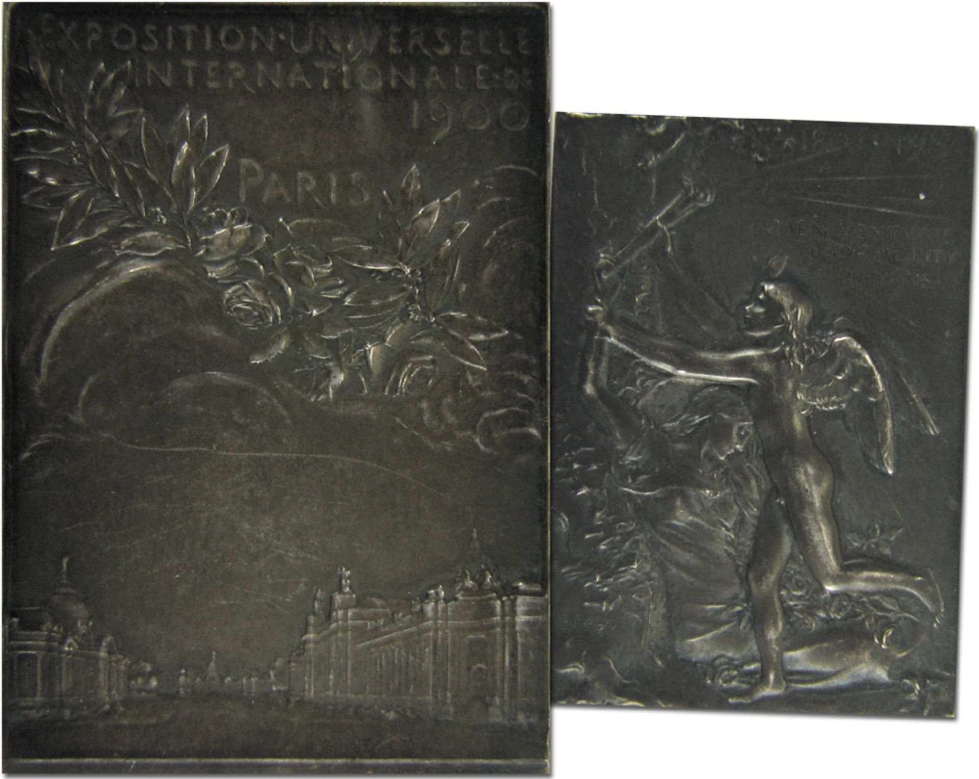 Olympic Games 1900. Official Plaque. - Official Participation Judge´s Plaque for the Olympic games 1