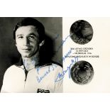 Blazynski, Leszek - (1949-1992) S/W-Autogrammkpostkarte mit original Widmung polnischen Gewinner der