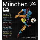 Sammelbilder-Panini 74 - München 74. Fußball-Weltmeisterschaft. - Sehr seltenes Sammelbilderalbum