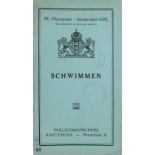 Schwimmen - Reglement 1928 - Allgemeine Bestimmungen für die Schwimmwettbewerbe der Olympischen