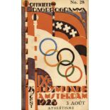 Programm OSS1928 - IXe Olympiade Amsterdam 1928, 3 Aout. Athlétisme. No. 28. - Tagesprogrammheft für