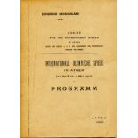 Programm OSS1906 - Internationale Olympische Spiele in Athen 1906. Programm. - Offizielles