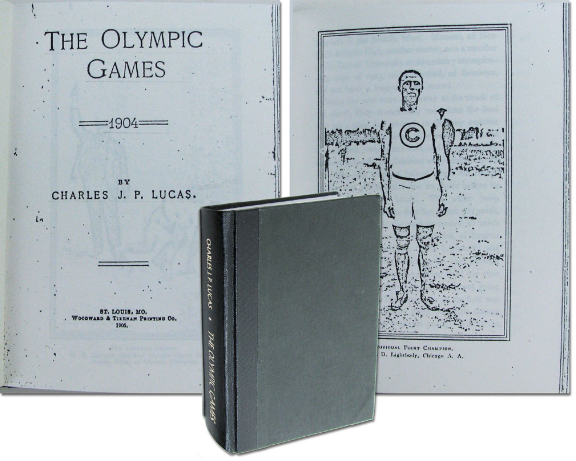 Olympic Games St.Louis 1904 Lucas Official Report - The Olympic Games 1904. Lucas, Charles J.P. Repr