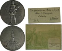 Silver Winner´s medal Olympic Games 1920  Antwerp - Silver medal from the VIIth Olympic Games in Ant