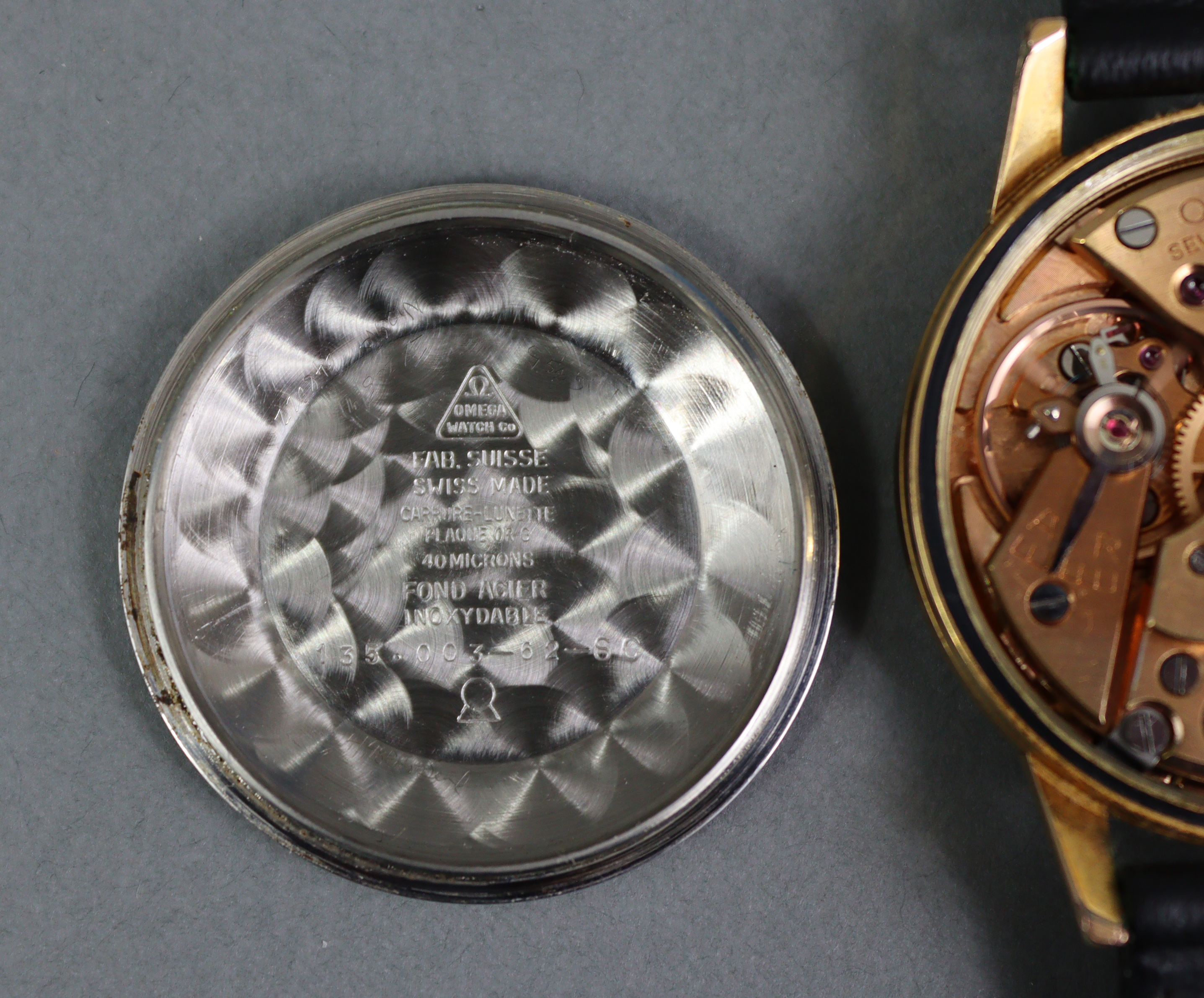 An Omega Seamaster gent’s wristwatch, the champagne dial with portrait of Sheik Essa Bin Sulman Al- - Image 7 of 7