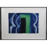 HOWARD HODGKIN (1932-2017), by & after. “Moroccan Door”, Lithograph; 19¼” x 28½”, in glazed frame.