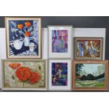 Various decorative paintings & prints.