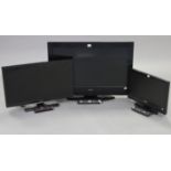 A Hitachi 31” HD ready television; a ditto 18” television; & a Samsung 28” television, each with