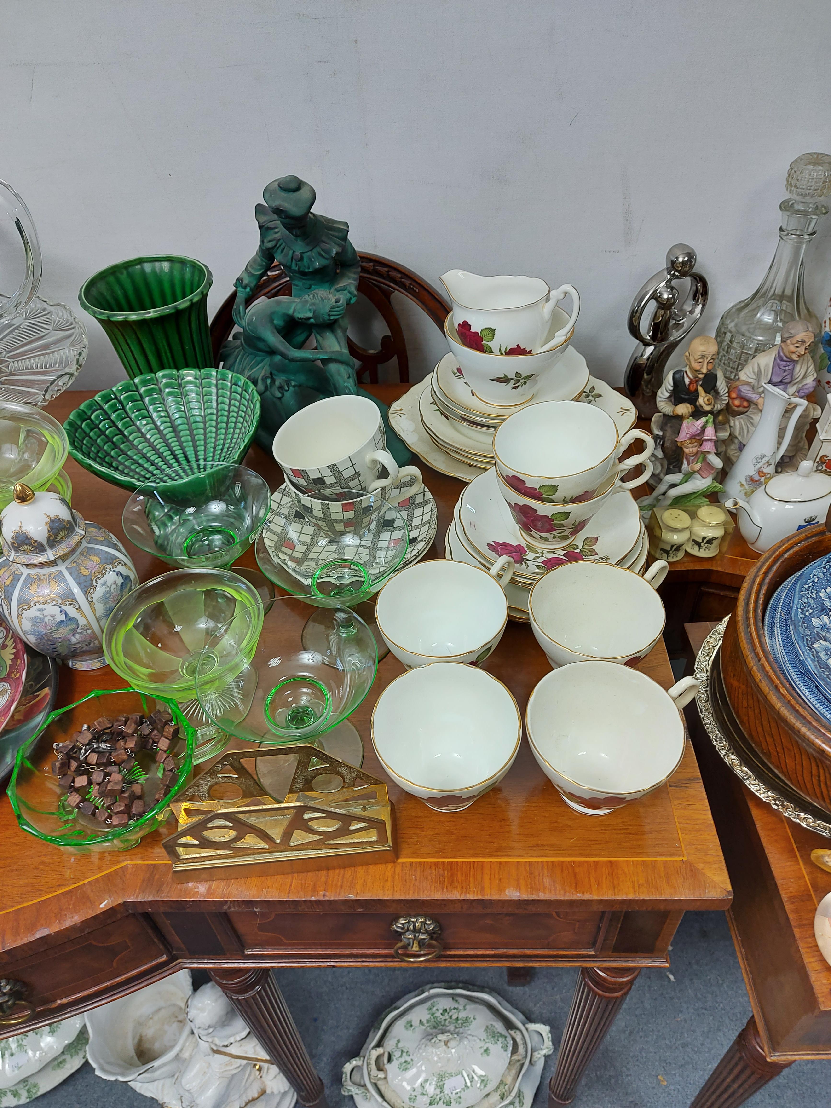 Various items of decorative china, pottery, glassware, etc., part w.a.f. - Image 2 of 8