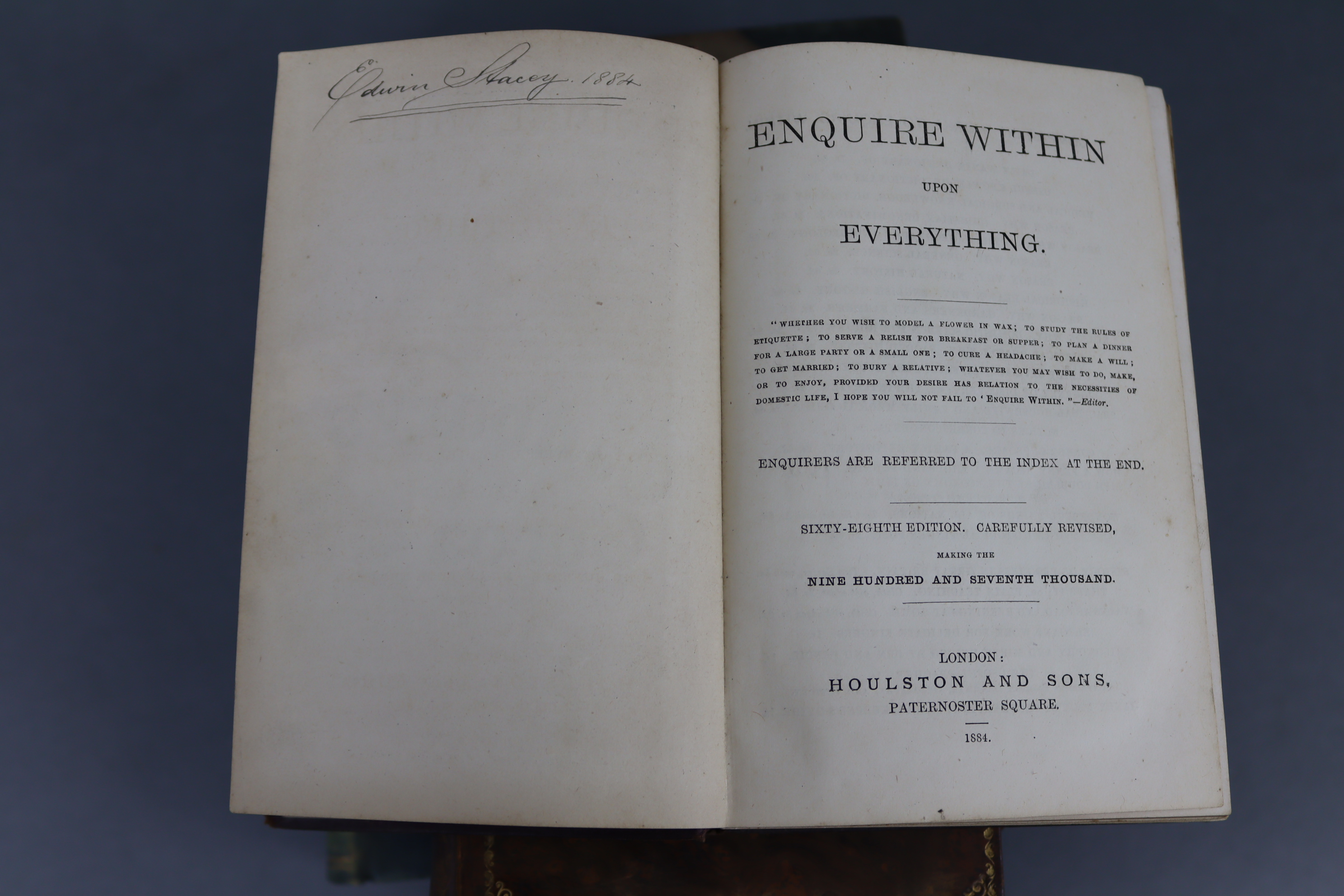 Two 19th century leather-bound volumes by Mrs Ellis “The Daughters of England” & “The Women of - Image 22 of 22
