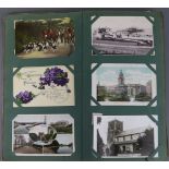 An album of approximately two hundred postcards, early-mid 20th century – British views, portrait