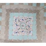 A Victorian-style single patchwork quilt in the traditional style, w.a.f. 77” x 72”.