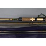 A Bob Church & Co. of Northampton 9’11” two-piece carbon #8/9 fly fishing rod; & another two-piece
