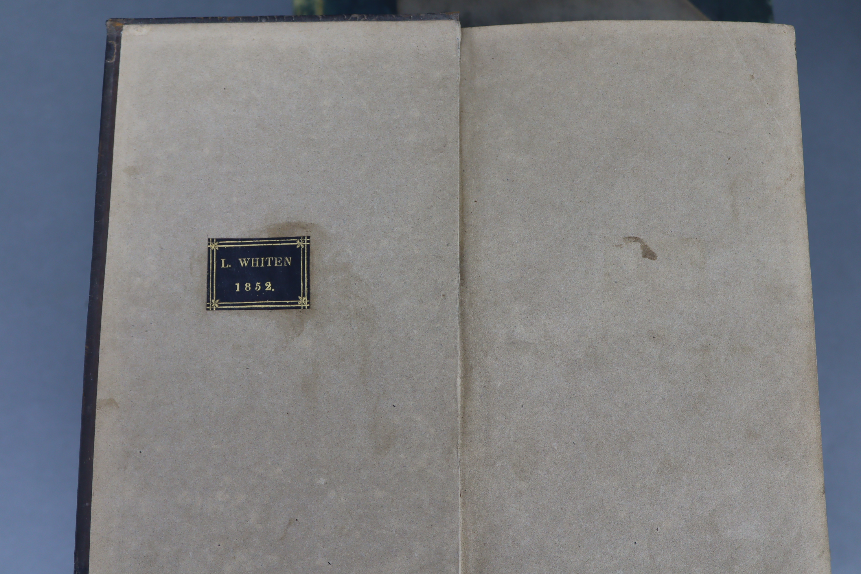 Two 19th century leather-bound volumes by Mrs Ellis “The Daughters of England” & “The Women of - Image 14 of 22