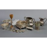 Various items of platedware, etc.