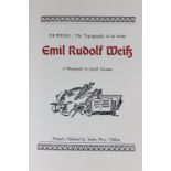 INCLINE PRESS: CINAMON, Gerald; “Emil Rudolf Weiss – The Typography of an Artist”, 2012, number 44