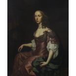 Attributed to SIR PETER LELY (1618-1680). A portrait of Mrs Bridget Cromwell Ireton, eldest daughter