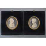 After JACOB SPORNBERG of BATH. A pair of facsimile photographs, of early 19th century portrait