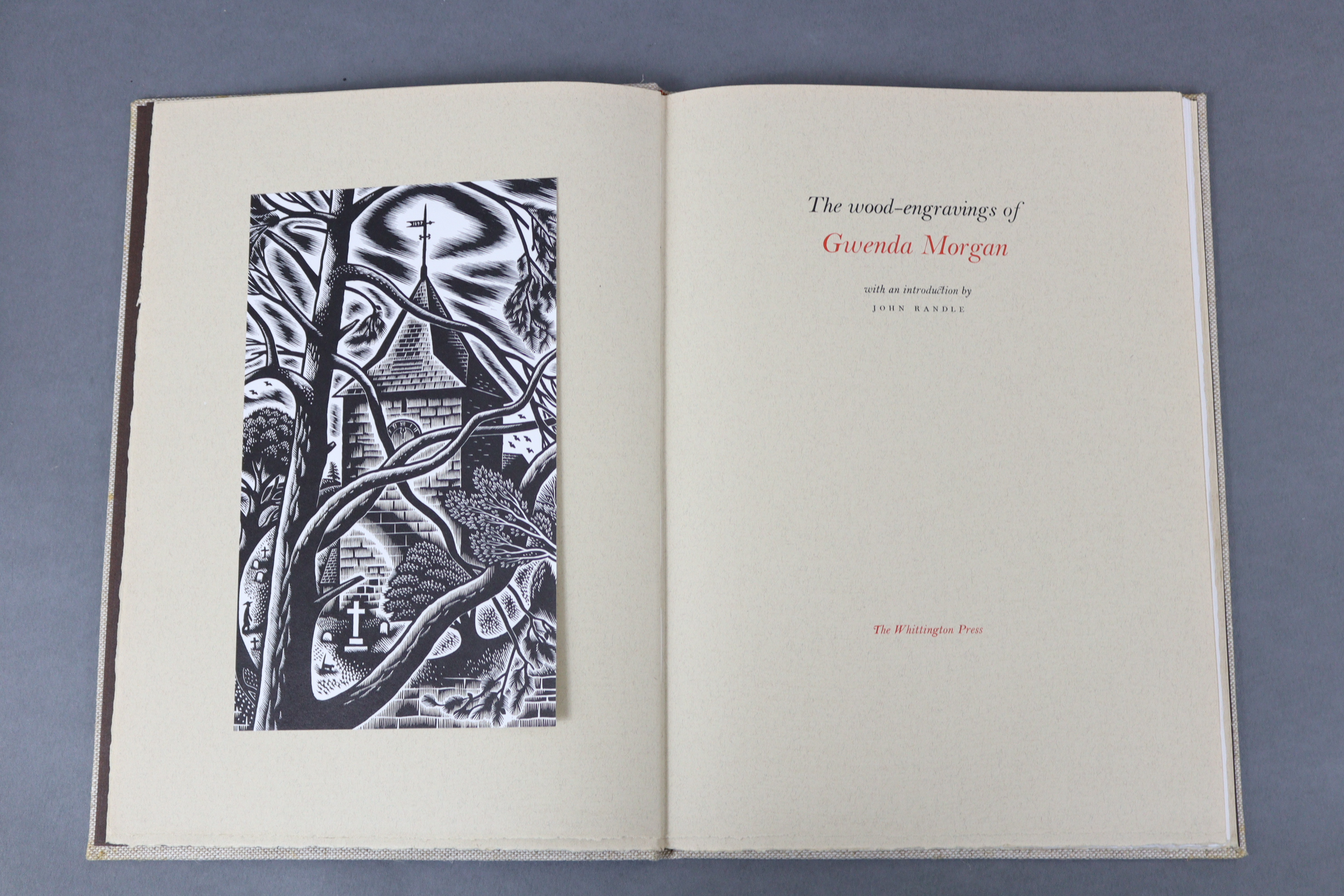 WHITTINGTON PRESS: MORGAN, Gwenda; “The Wood Engravings of Gwenda Morgan”, 1985, intro. by John - Image 3 of 11