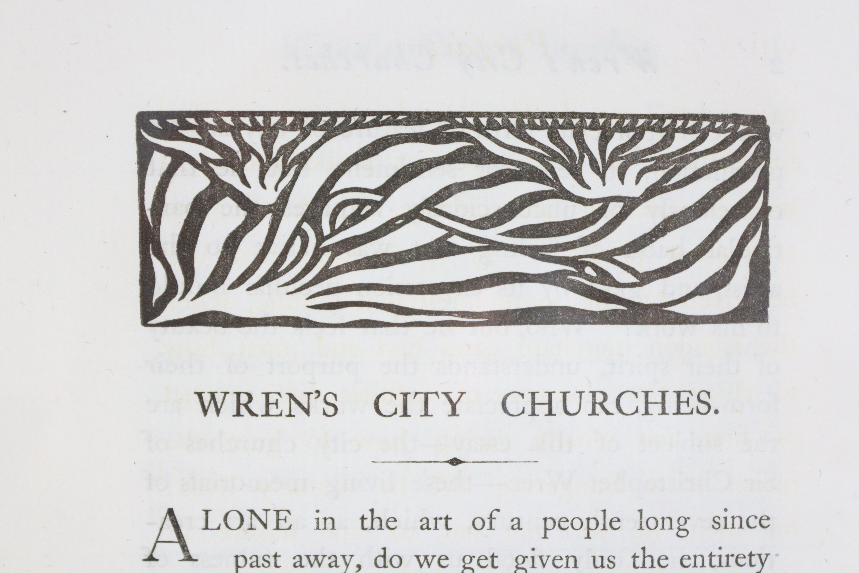 MACKMURDO, Arthur Heygate; “Wren’s City Churches”, first edn. publ. 1883 by G. Allen, Orpington, - Image 11 of 12