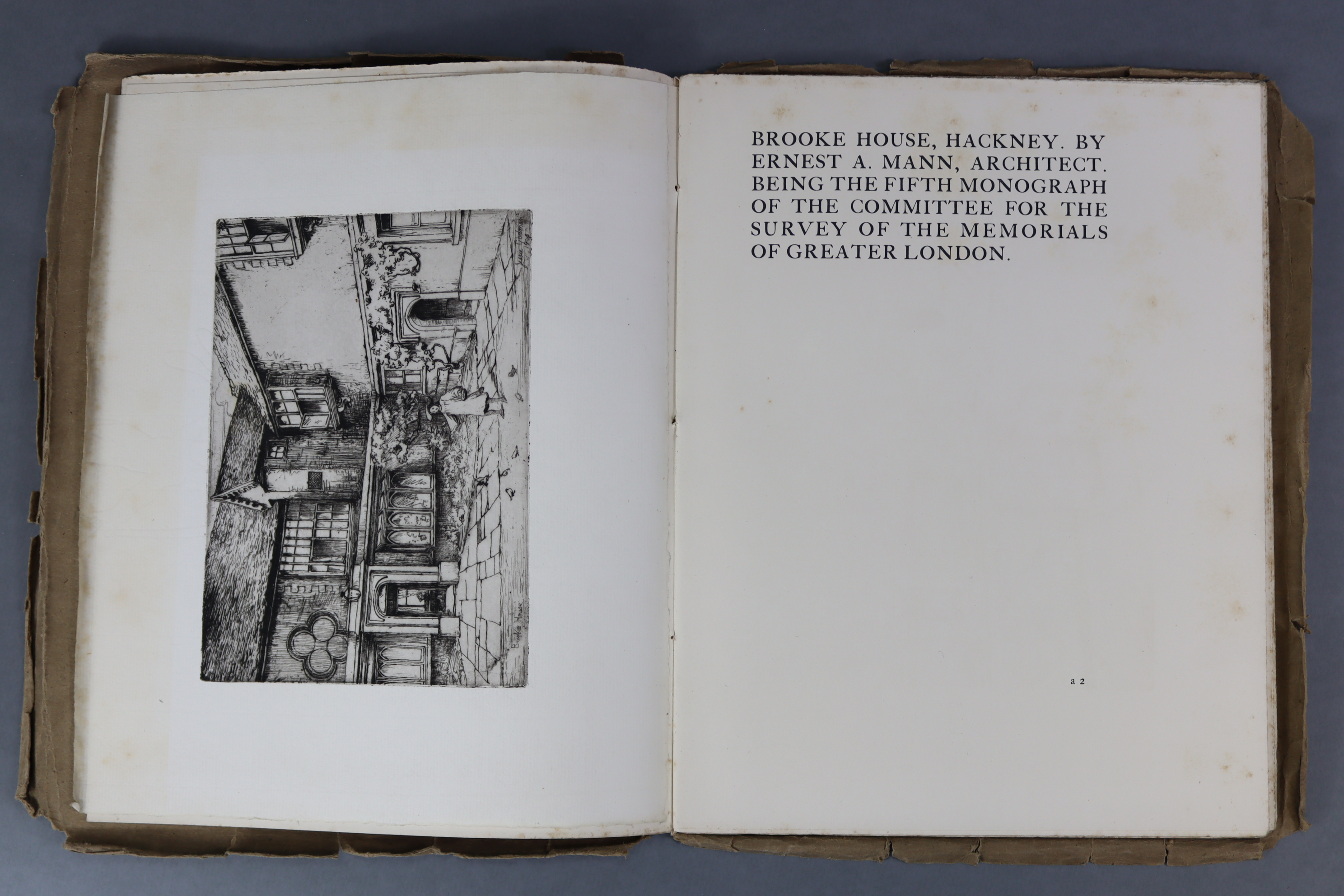 ASHBEE, Charles Robert. “The Trinity Hospital In Mile End – An Object Lesson In National History, by - Image 5 of 7