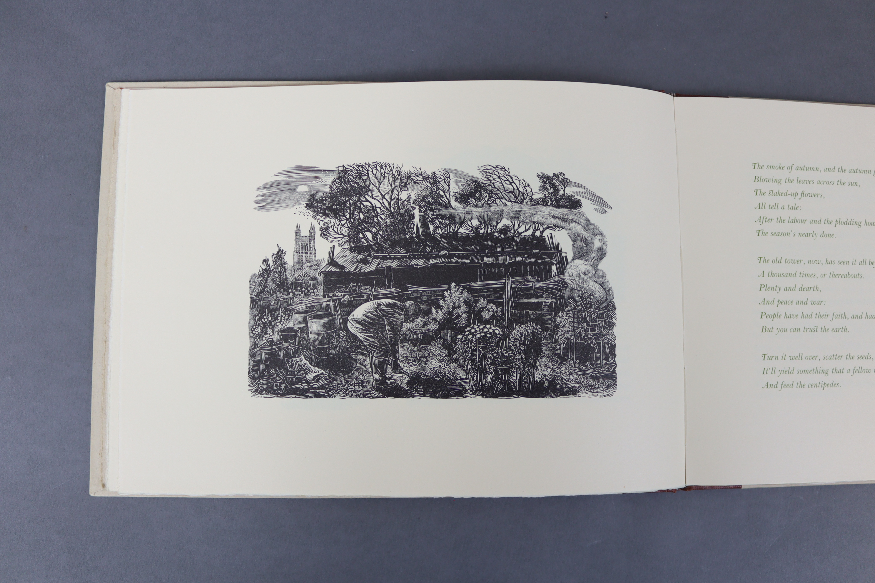 WHITTINGTON PRESS: MORGAN, Gwenda; “The Wood Engravings of Gwenda Morgan”, 1985, intro. by John - Image 9 of 11