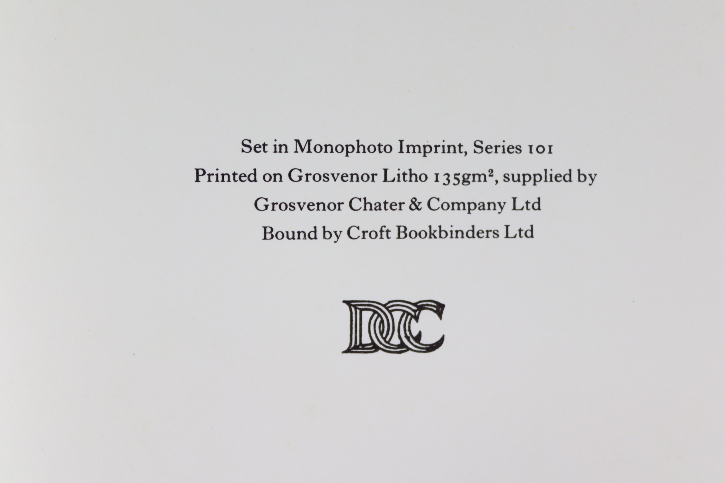 PRIVATE PRESSES (VARIOUS): WESTERHAM PRESS: MORAN, James; “The Double Crown Club – A History of - Image 8 of 10