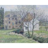 DONALD EWART MILNER, P.R.W.A. (1898-1993). “The Disused Mill, Ston, Glos”. Signed “D. E. Milner”