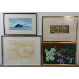 Various decorative paintings & prints.