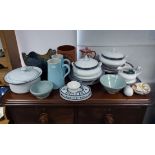 Various items of decorative dinnerware, teaware, etc.