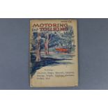 A mid-20th century “Motoring And Touring Map” (Section CG); & an album of mixed cigarette & food