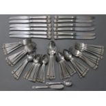 A part service of Rogers Bros. “Eternally Yours” silver plated cutlery, comprising of seventy-five